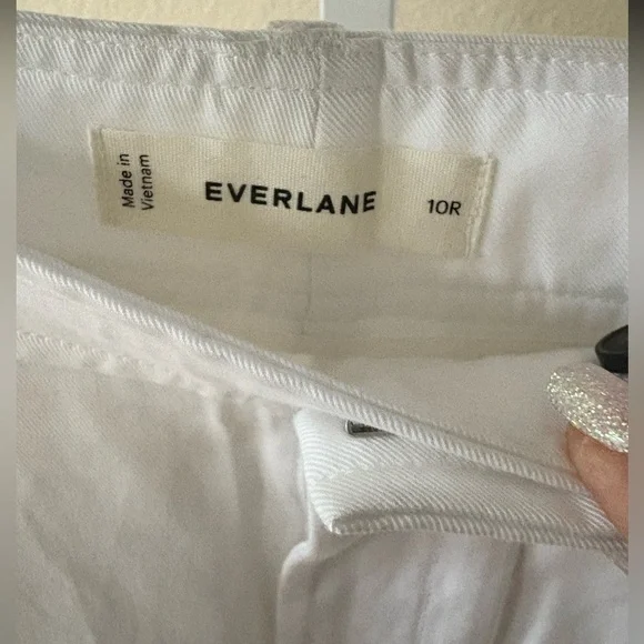 NWOT - The Way High Cotton Pants in White - Size 10R - Picture 8 of 8